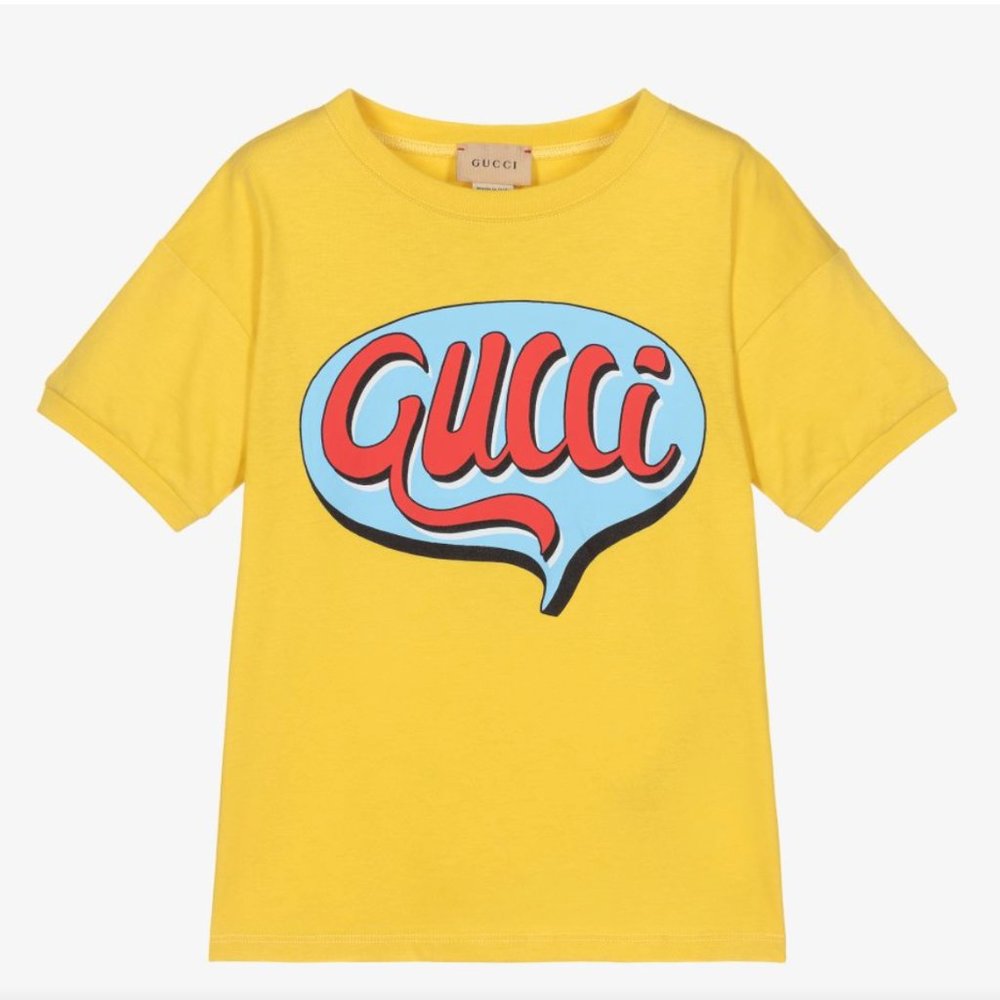 Brand New Kids Gucci Comics Cotton T-Shirt